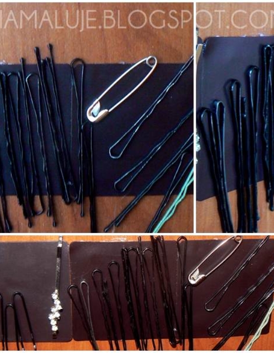 Sposób na przechowywanie wsuwek :)