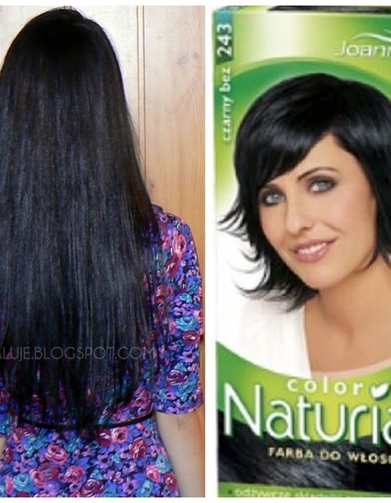 Spontaniczne farbowanie – Joanna naturia czarny bez