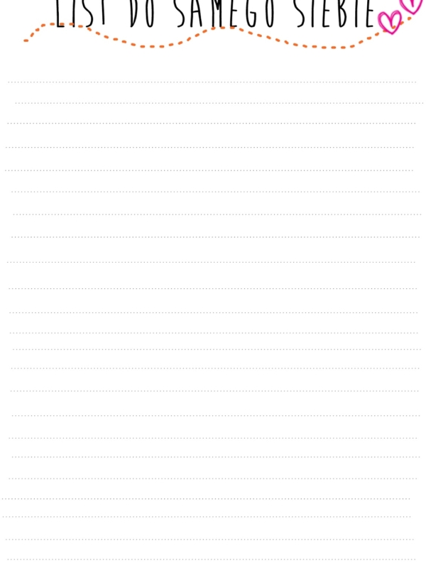 Napisz list do siebie – Rozwojownik