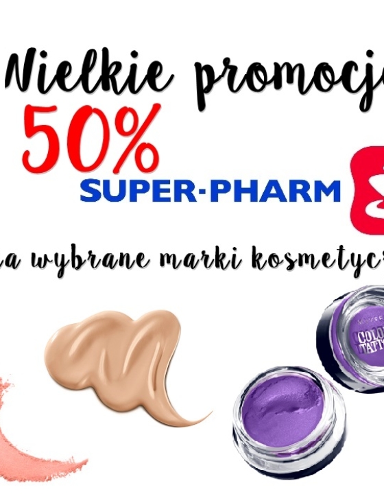 Wielka promocja -50% na kosmetyki w Superpharm
