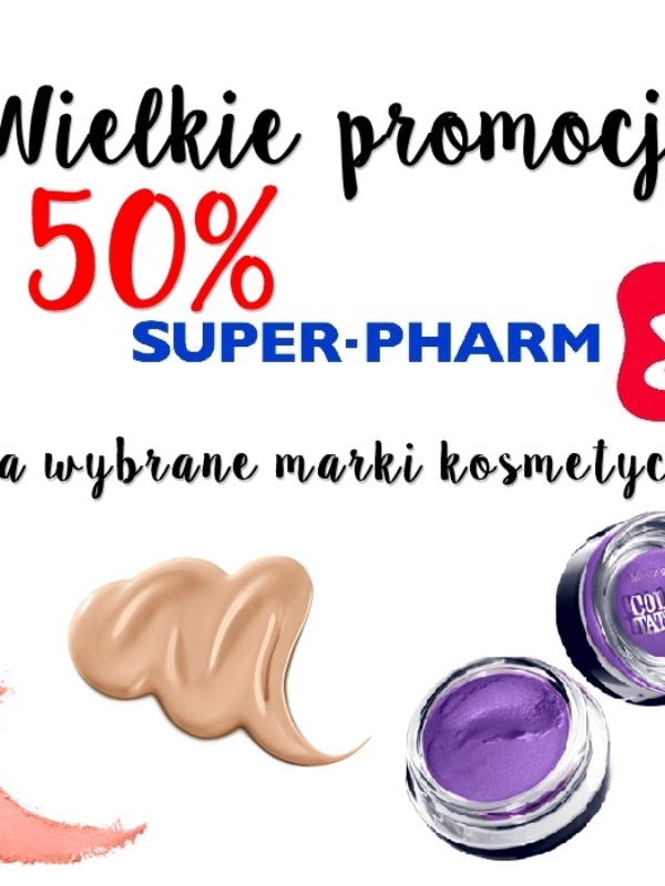 Wielka promocja -50% na kosmetyki w Superpharm