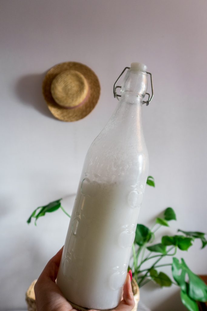 Przepis na mleko kokosowe - butelka 