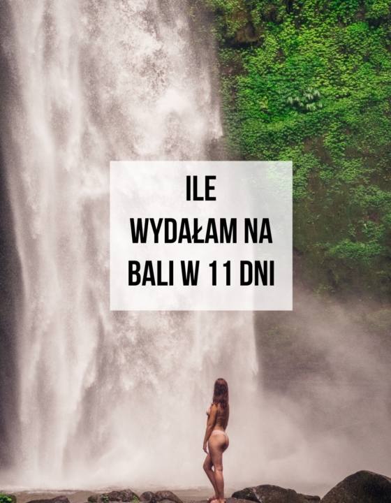 Ile wydałam na Bali?