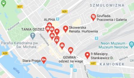 Fajne lumpeksy Warszawa Praga